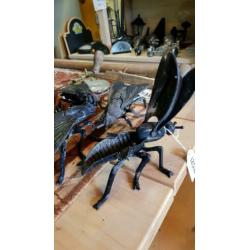 Diverse messing vlieg asbakken