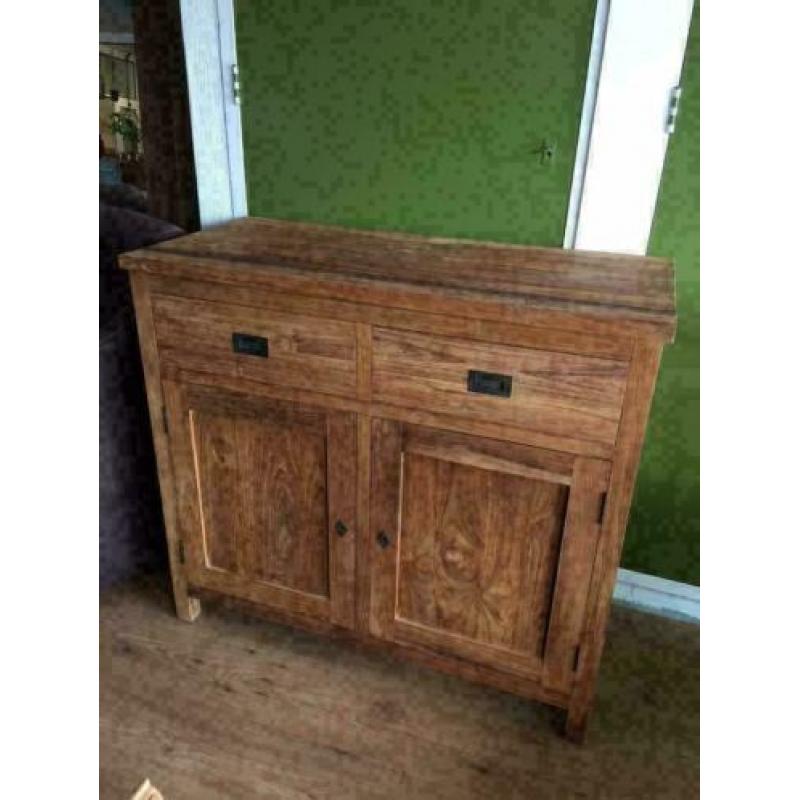 Dressoir 100b x 90hoog TEAKHOUT, variaties mogelijk o.a.