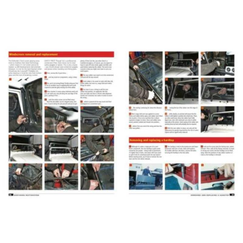 Land Rover 90 110 Defender Restoration Manual Haynes boek