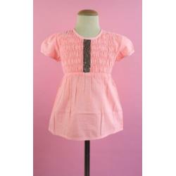 *NIEUW* Creamie A-lijn blouse neon coral maat 122