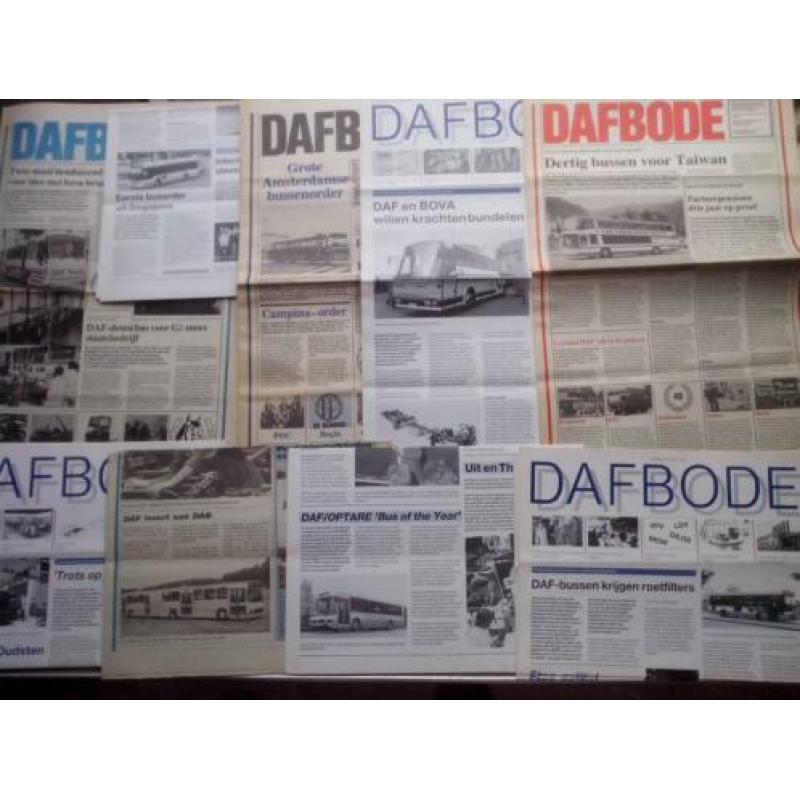 DAF SB2300 folder, DAFBode busfoto's Den Oudsten/Bova/Hainje