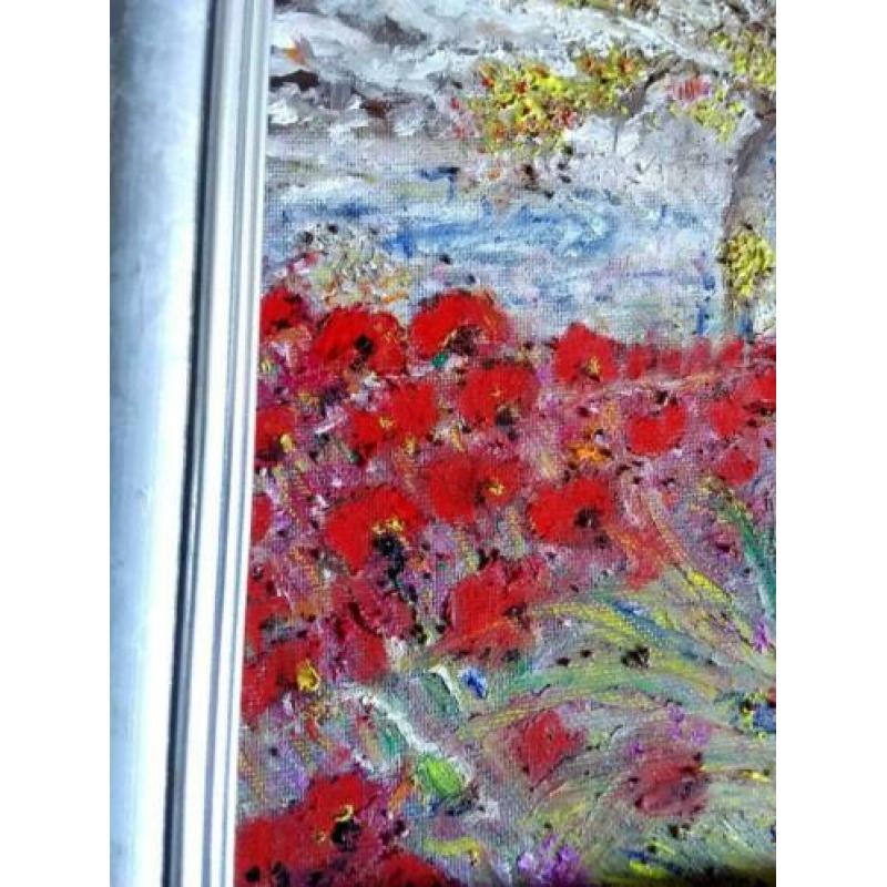 Schilderij " Red happiness ". Olieverf.