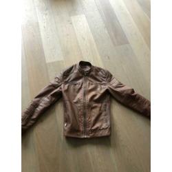 Te koop leren herenjas Angelo litricio