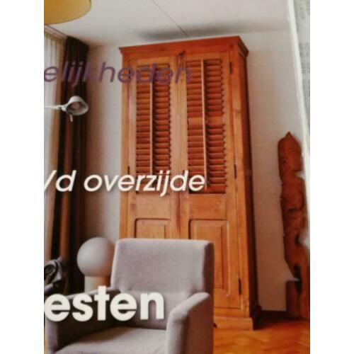 teakhouten kast