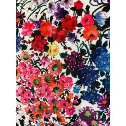 Vintage 70 ties boho bloemen rok (38)
