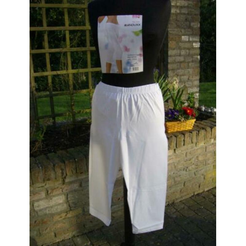 Nieuw maat S/M. capri katoenen Witte Legging 1 stuk. Ladies