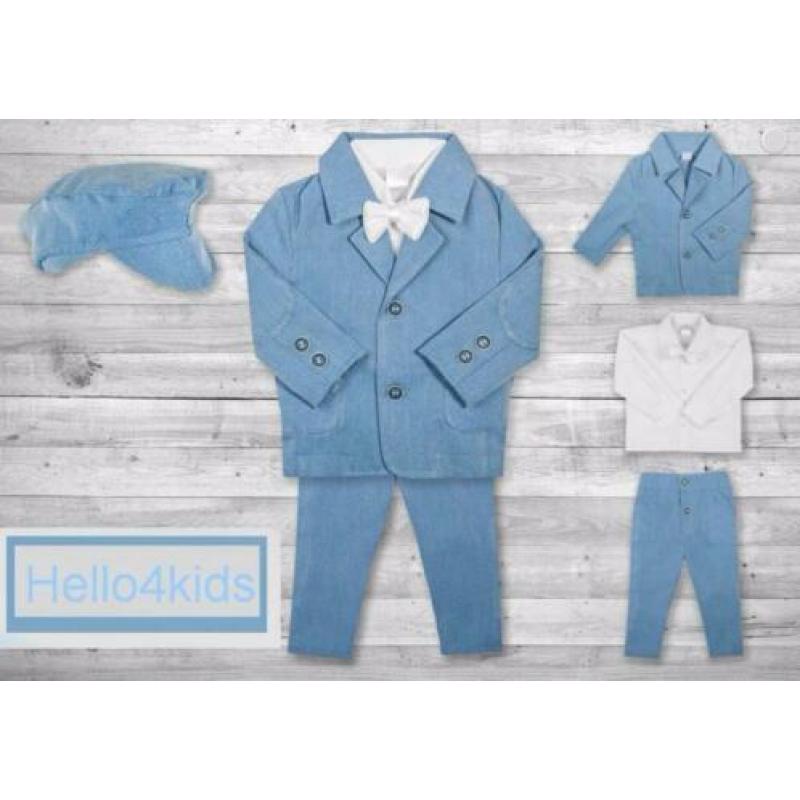 80 bruidsjonker romper doop baby kraamcadeau tussenblauw