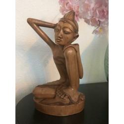 Indo artdeco Javaanse jongen, no keris, kris
