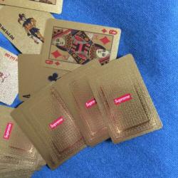 Supreme 13FW gold deck playingcards speelkaarten kaartjes