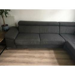 Bank lounge gedeelte uitschuifbaar