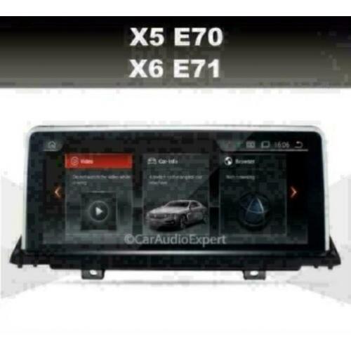 BMW navigatie e70 e71 x5 x6 dab+ wifi idrive android 9.0