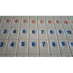 RUMMIKUB GROTE STENEN 40mm X 30mm KOMPLEET en MOOI