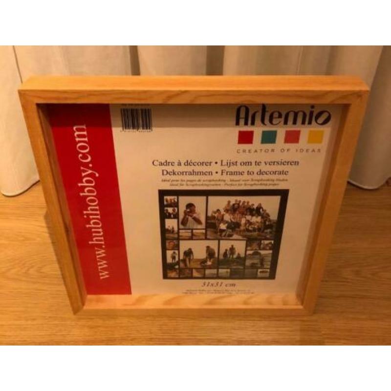 Artemio 3D fotolijst, 30x30 cm, voor bv scrapprojecten