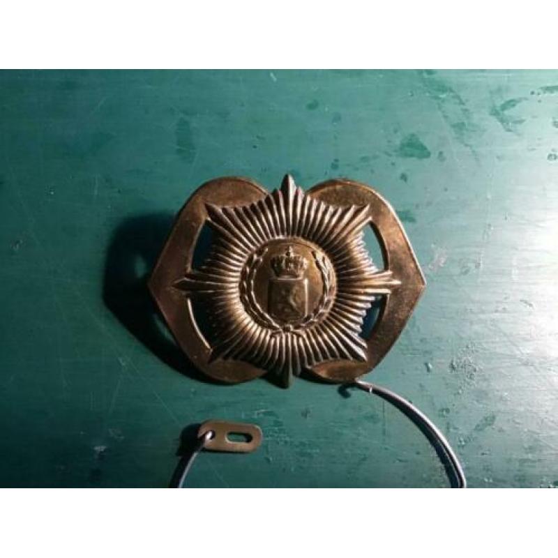 Zwarte Baret van Heutsz Embleem Korea Model