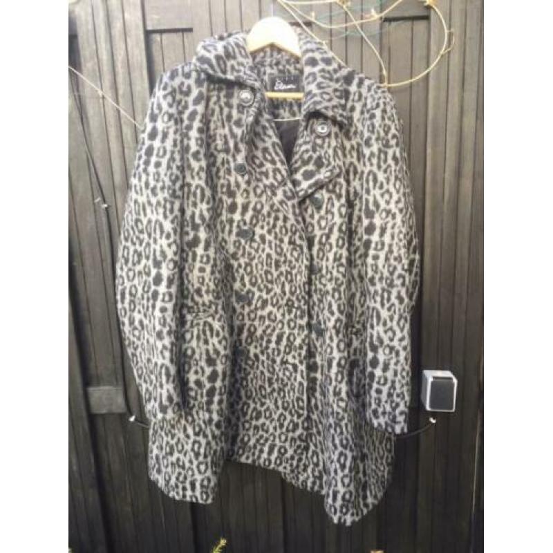 Nieuwe jas maat 46/48 panterprint Miss Etam