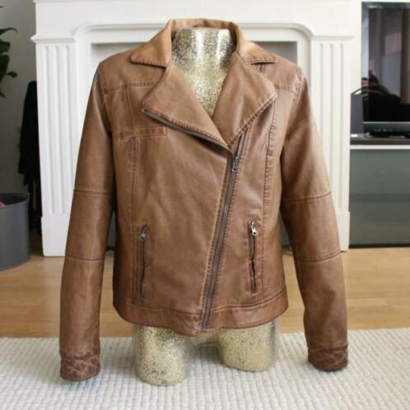 Rino & Pelle Leather Look Jas (Maat 44) winterjas