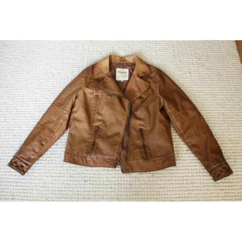 Rino & Pelle Leather Look Jas (Maat 44) winterjas