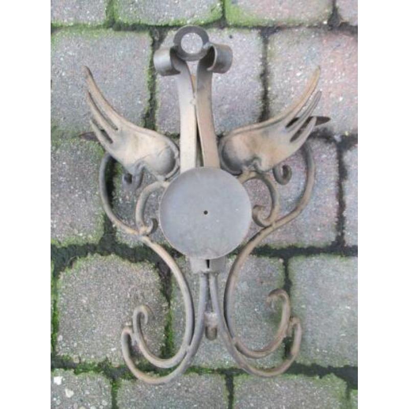 2 decoratieve draken, er kunnen 2 kaarsjes op, fantasy