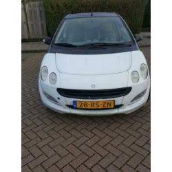 Smart Forfour 1.1 SCHADE Auto 2005 zwart/wit voor ONDERDELEN