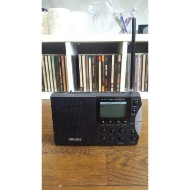 Philips AE 3650 Digitale wereldontvanger fm radio wekker