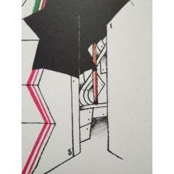 Lucio del Pezzo litho 1967