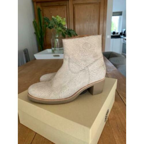 Shabbies enkellaars licht bruin print maat 39