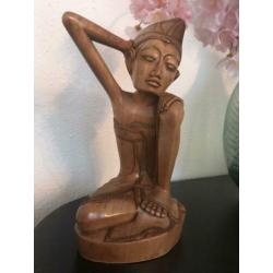 Indo artdeco Javaanse jongen, no keris, kris