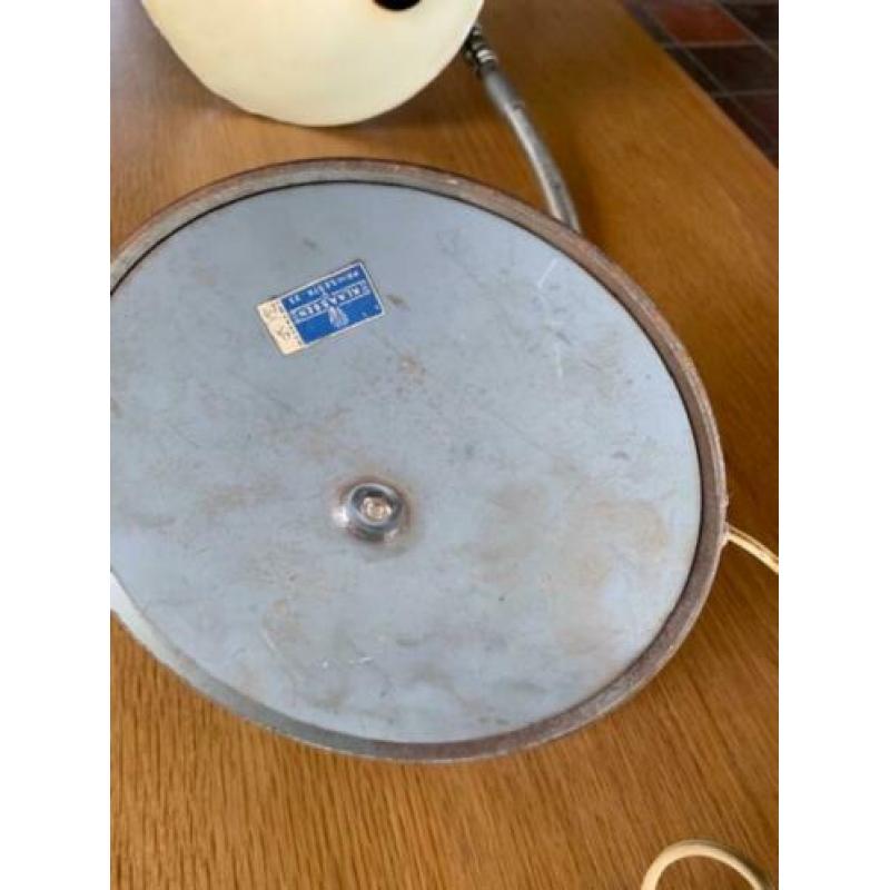 Industriele burolamp/ tafellamp/ retro/ Sis lamp jaren 50
