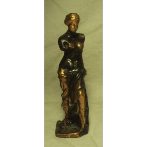antiek beeldje koper- brons Venus van Milo