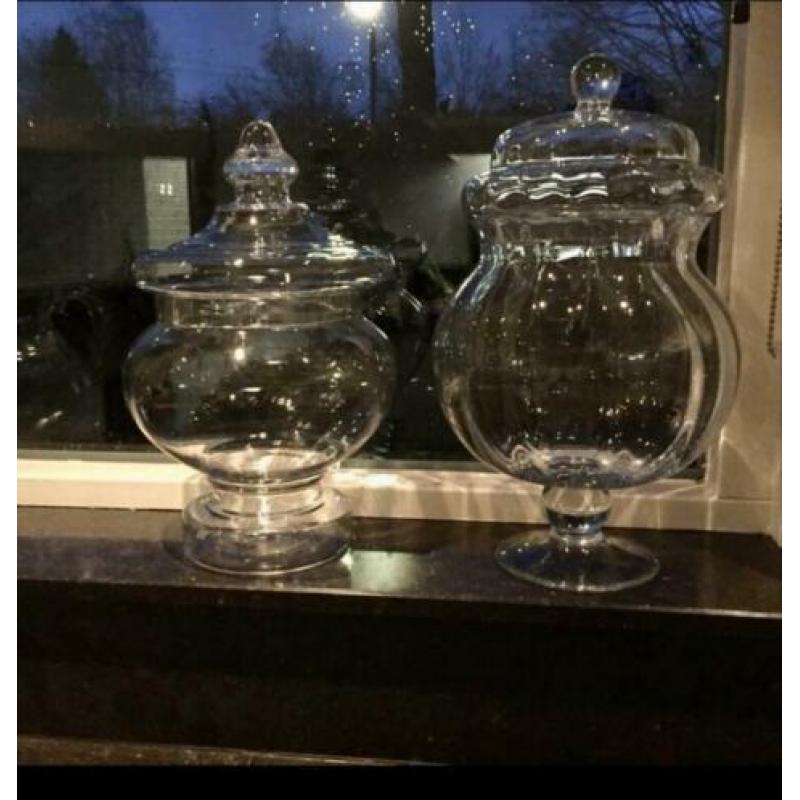 2 RIVIERA MAISON grote glazen potten
