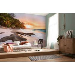 Vlies fotobehang Tranquillo XL, Strand behang, Zeezicht