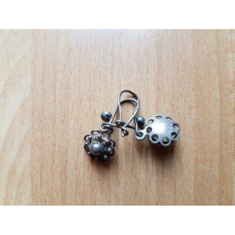 Antieke sieraden set van Zeeuwse knop ring oorbellen broche