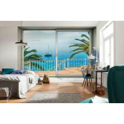 Vlies fotobehang Tranquillo XL, Strand behang, Zeezicht