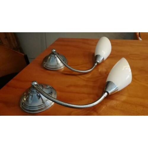 Vintage wandlampenset