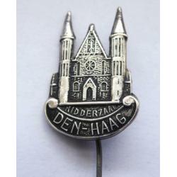 Oud speldje afbeelding Ridderzaal, Den Haag