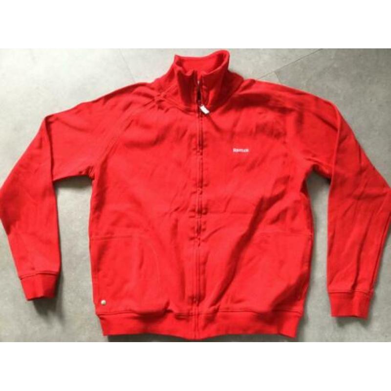 Reebok trainings jack- sport vest ~Dames ~Rood ~mt. L > M