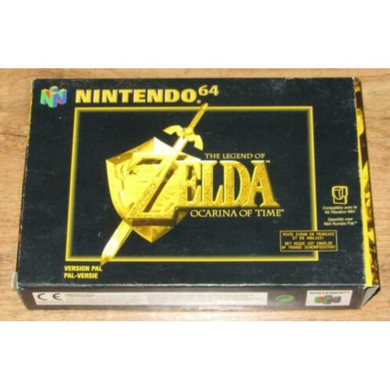 Legend Of Zelda Ocarina Of Time compleet voor Nintendo 64