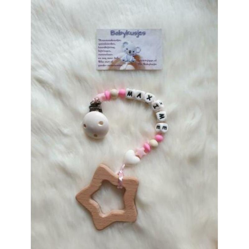 Uniek speenkoord, bijtring, knuffel, buggy hanger
