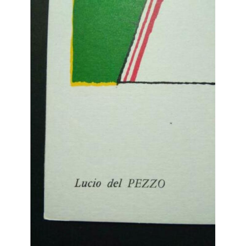Lucio del Pezzo litho 1967