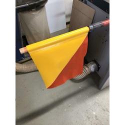 Plasimo joon met tot 3m uitschuifbare vlag