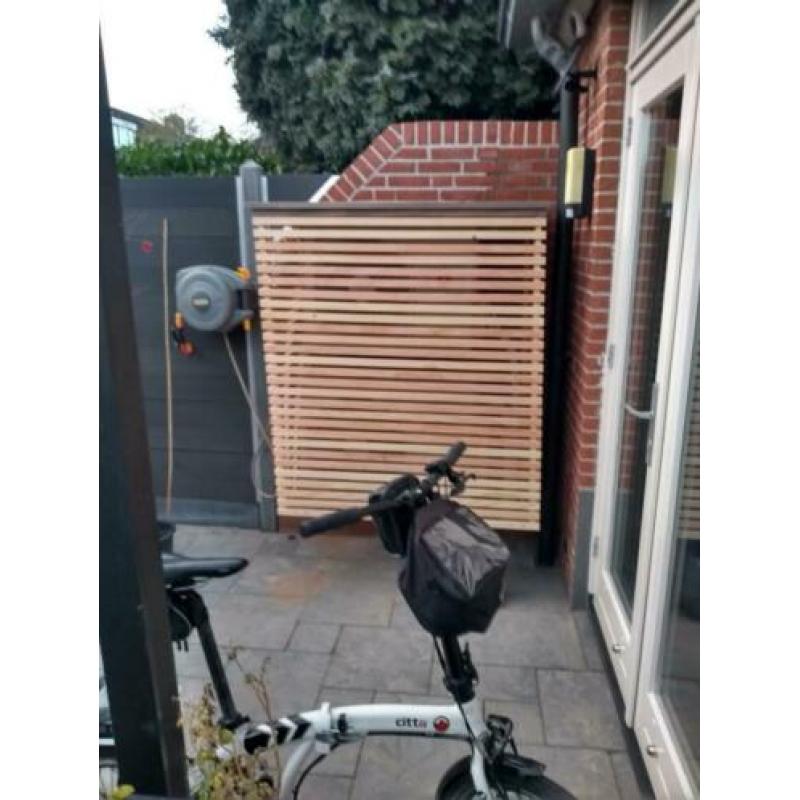 wartmtepomp ombouw op terras