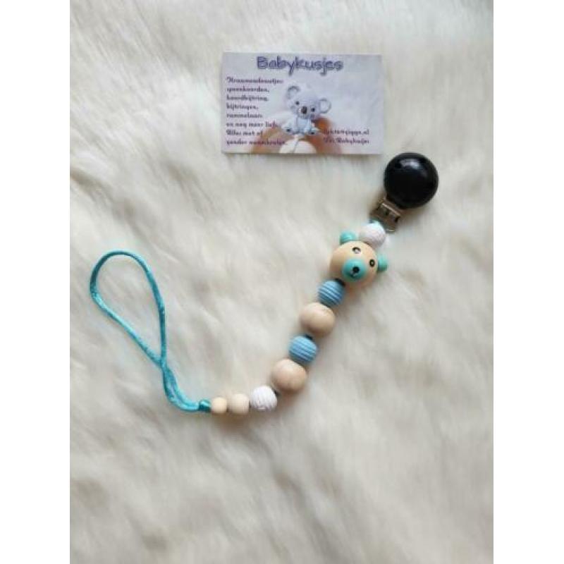 Uniek speenkoord, bijtring, knuffel, buggy hanger