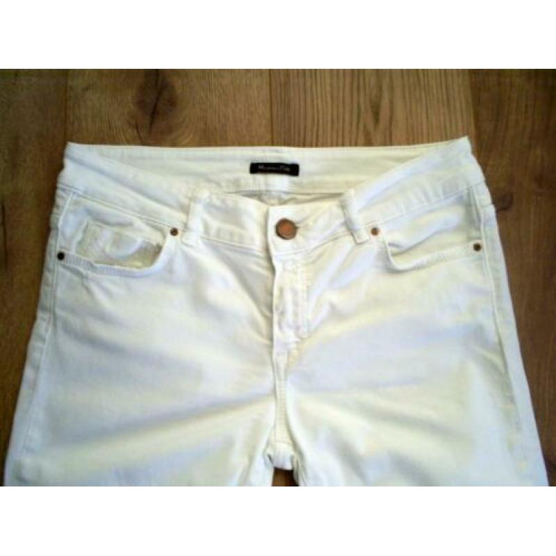 witte MASSIMO DUTTI spijkerbroek mt. 38 used look