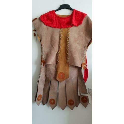 Carnaval romein of gladiator echt leren pak xl