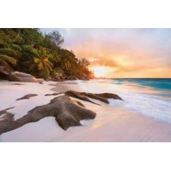 Vlies fotobehang Tranquillo XL, Strand behang, Zeezicht