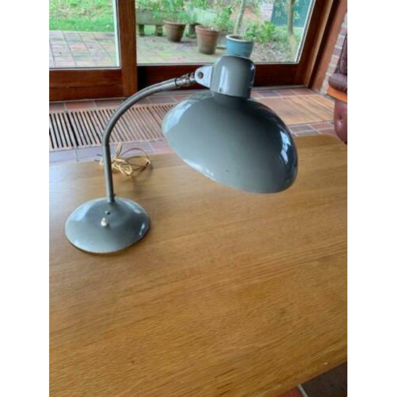 Industriele burolamp/ tafellamp/ retro/ Sis lamp jaren 50