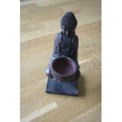 2 kleine boeddhabeeldjes 5 cm hoog