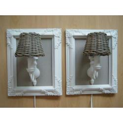 Brocante lijstlampen, te maken in veel kleuren en variaties!