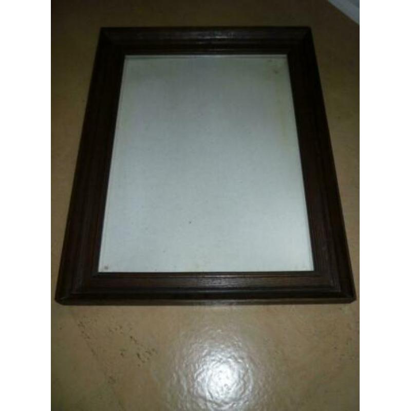 Houten lijst schilderijlijst met glas fotolijst
