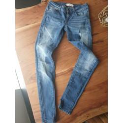 Nieuwstaat dames anti blue skinny jeans stretch mt 24-32